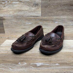 Sperry Top Sider Brown Leather Tassel Loafer Men's Size 10